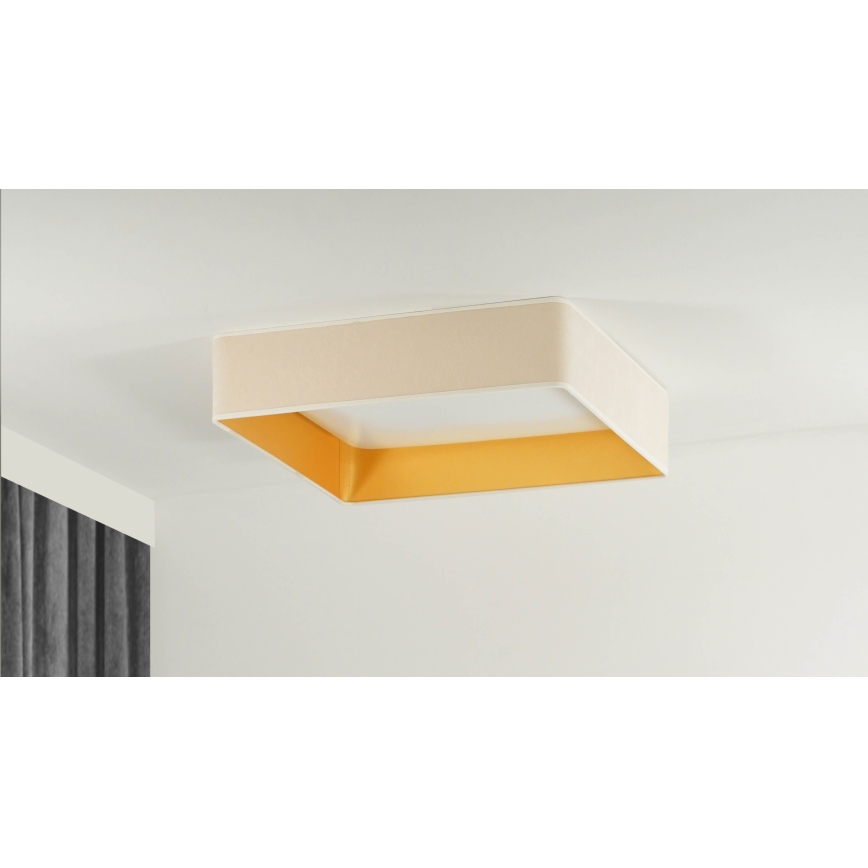 Brilagi - LED Stropna svjetiljka VELVET SQUARE LED/24W/230V krem