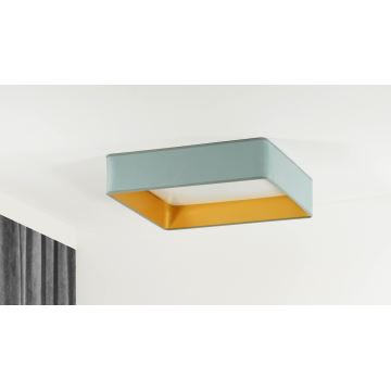 Brilagi - LED Stropna svjetiljka VELVET SQUARE LED/24W/230V menta