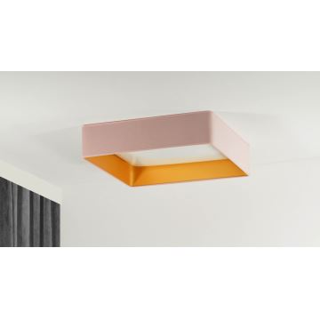 Brilagi - LED Stropna svjetiljka VELVET SQUARE LED/24W/230V ružičasta