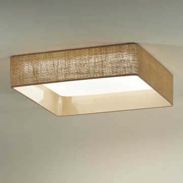 Brilagi - LED Stropna svjetiljka VELVET SQUARE LED/24W/230V smeđa