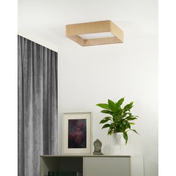 Brilagi - LED Stropna svjetiljka VELVET SQUARE LED/24W/230V smeđa