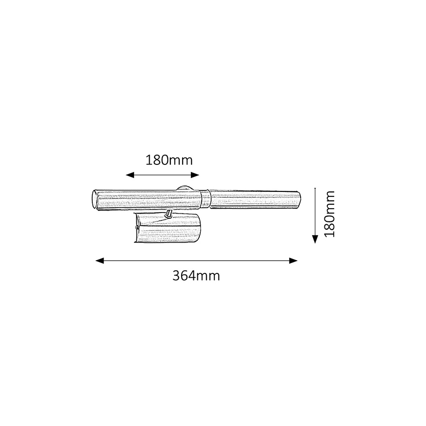 Brilagi - LED Svjetiljka za slike DANAE 2xE14/40W/230V bijela