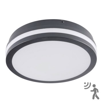 Brilagi - LED Vanjska svjetiljka sa senzorom BENE LED/18W/230V pr. 22 cm antracit IP54