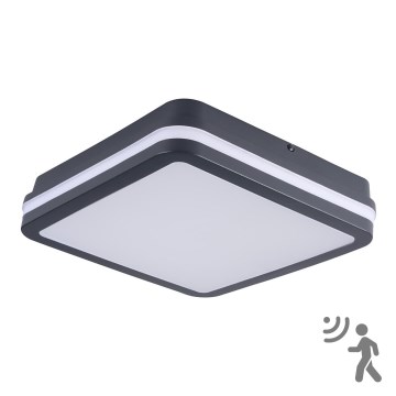 Brilagi - LED Vanjska svjetiljka sa senzorom BENE LED/24W/230V 26x26 cm antracit IP54