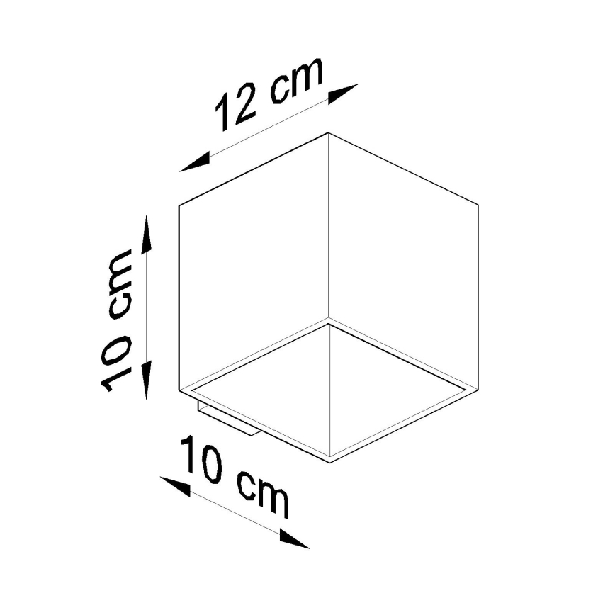 Brilagi -  LED Zidna reflektorska svjetiljka MURO 1xG9/3,5W/230V beton