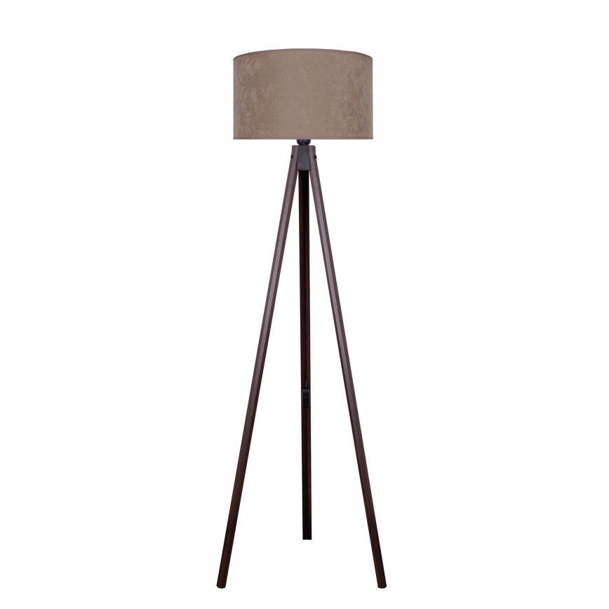 Brilagi - Podna lampa VELVET 1xE27/60W/230V wenge/bež