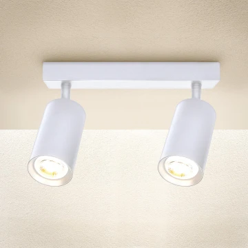 Brilagi - Reflektorska svjetiljka SELE 2xGU10/35W/230V bijela
