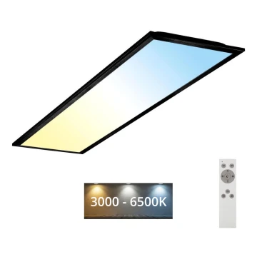 Brilo - LED Prigušiva stropna svjetiljka PIATTO LED/24W/230V 3000-6500K 100x25 cm + daljinski upravljač