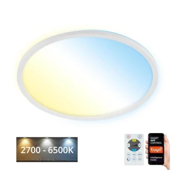 Brilo - LED Prigušiva stropna svjetiljka SLIM LED/22W/230V 2700-6500K Wi-Fi Tuya + daljinski upravljač