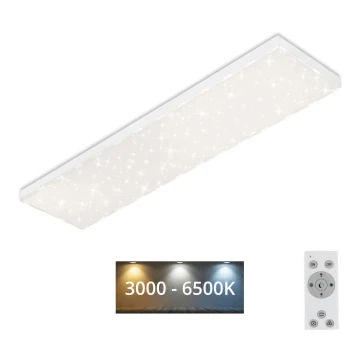 Brilo - LED Prigušiva stropna svjetiljka STARRY SKY LED/24W/230V 3000-6500K + daljinski upravljač