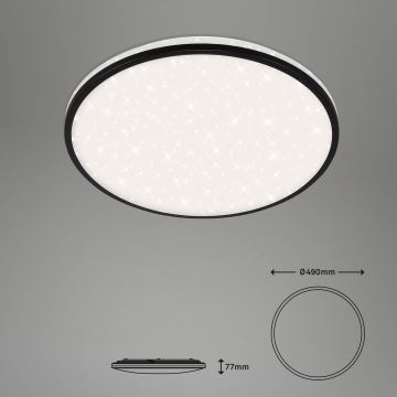 Brilo - LED Prigušiva stropna svjetiljka STARRY SKY LED/42W/230V 3000-6500K Wi-Fi Tuya + daljinski upravljač