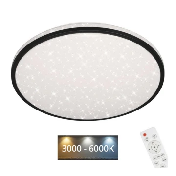 Brilo - LED Prigušiva stropna svjetiljka STARRY SKY LED/48W/230V 3000-6000K + daljinski upravljač