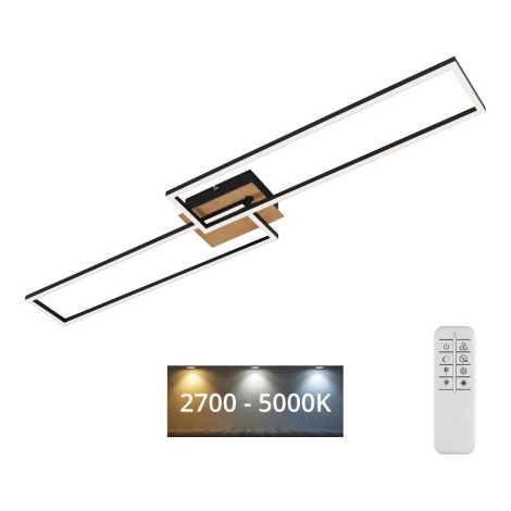 Brilo - LED Prigušivi nadgradni luster FRAME 2xLED/20W/230V 2700-5000K + daljinski upravljač
