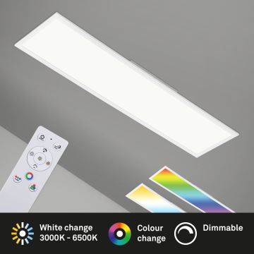 Brilo - LED RGBW Prigušiva stropna svjetiljka SLIM LED/40W/230V 3000-6500K + daljinski upravljač