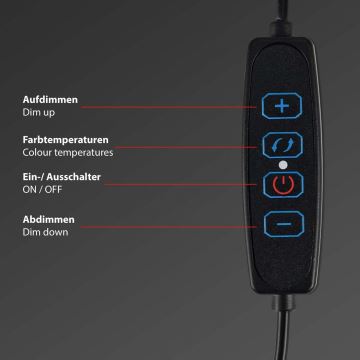 Briloner 2303-014 - LED Prigušivo osvjetljenje za monitor LED/3,5W/5V 3000/4500/6500K