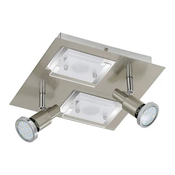 Briloner 2879-042 - LED Stropna svjetiljka COMBINATA 2xGU10/3W + 2xLED/5W/230V