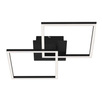 Briloner 3210-015 - LED Prigušiva stropna svjetiljka FRAME 2xLED/11W/230V crna