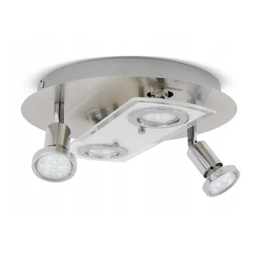 Briloner 3492-042 - LED Reflektorska svjetiljka PRISMA 4xGU10/4W/230V