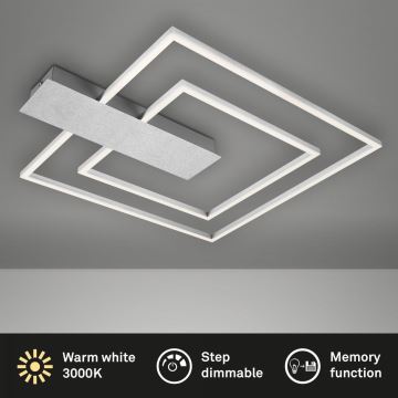 Briloner 3545-018 - LED Prigušiva stropna svjetiljka NICO LED/25W/230V krom