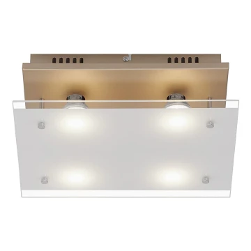 Briloner 3586-047 - LED Stropna svjetiljka SMART GOLD 4xGU10/4W/230V