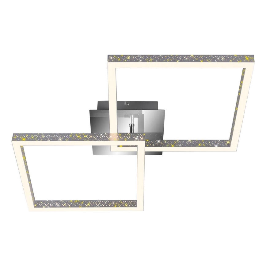 Briloner 3751-019 - LED Prigušiva stropna svjetiljka FRAME LED/20W/230V krom