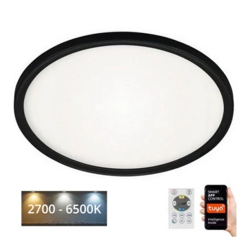 Briloner 7059-015 - LED Prigušiva stropna svjetiljka SLIM LED/22W/230V 2700-6500K Wi-Fi Tuya + daljinski upravljač