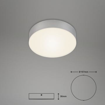 Briloner 7064014 - LED Stropna svjetiljka FLAME LED/11W/230V srebrna