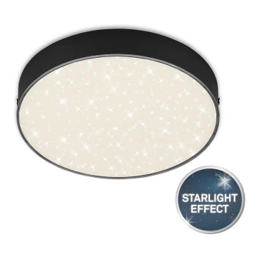 Briloner 7073-415 - LED Stropna svjetiljka STAR SKY LED/16W/230V 4000K pr. 21 cm crna