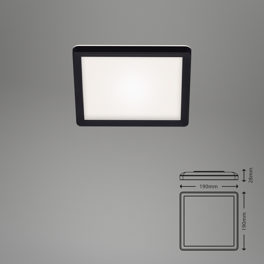 Briloner 7153-415 - LED Stropna svjetiljka SLIM LED/12W/230V 19x19 cm