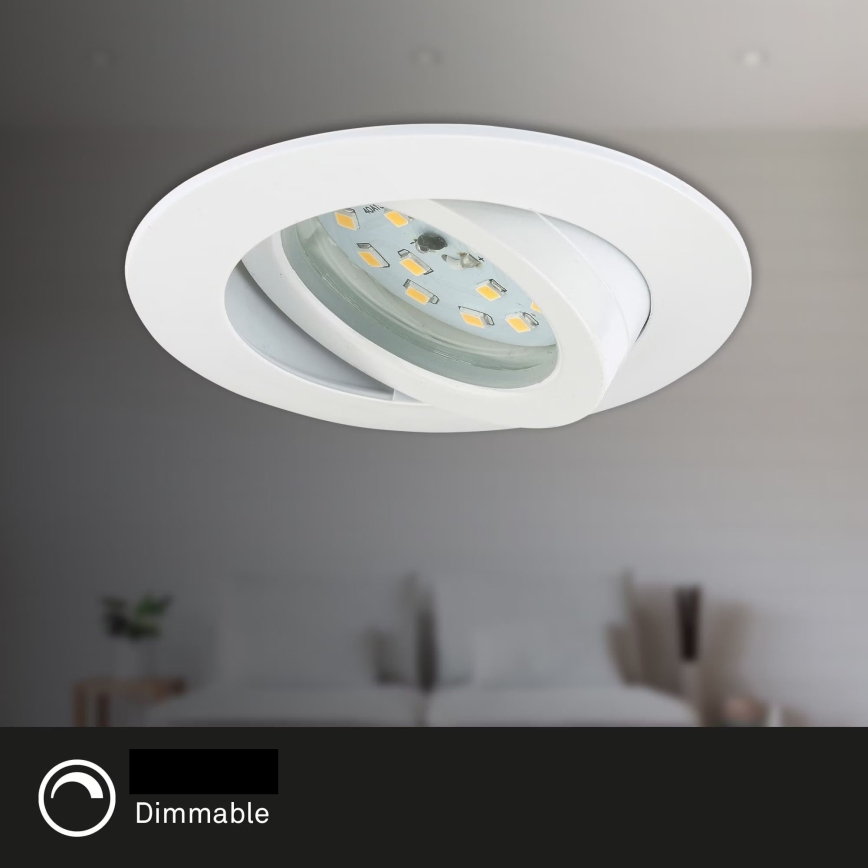 Briloner 7232-016 - LED Prigušiva ugradbena svjetiljka za kupaonicu LED/5,5W/230V IP23