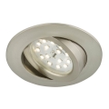 Briloner 7296-012 - LED Prigušiva ugradbena svjetiljka za kupaonicu ATTACH LED/6,5W/230V IP23 krom