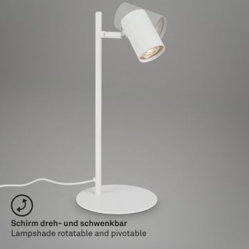 Briloner 7408-016 - Stolna lampa RETRO 1xGU10/9W/230V bijela