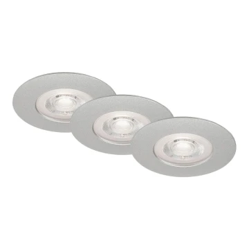 Briloner - SET 3x LED Prigušiva svjetiljka za kupaonicu LED/4,9W/230V IP44