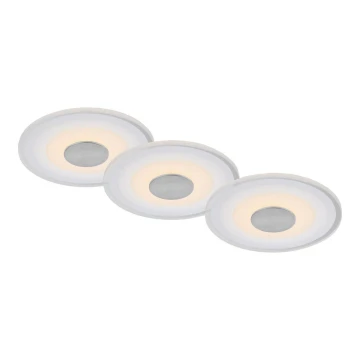 Briloner - SET 3x LED Ugradbena svjetiljka za kupaonicu LED/6W/230V IP44 krom