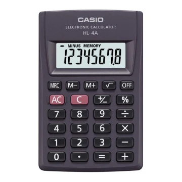 Casio - Džepni kalkulator 1xLR54 crna