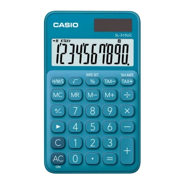 Casio - Džepni kalkulator 1xLR54 tirkizna