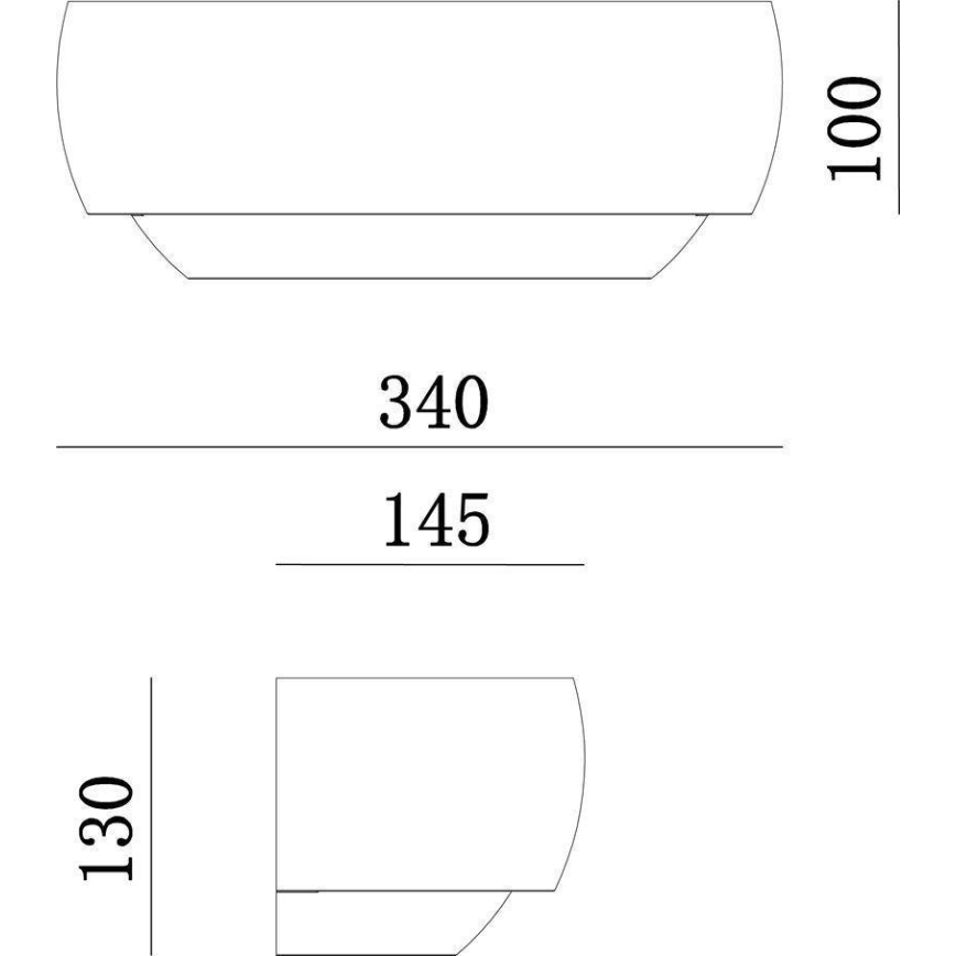 Deko-Light 341206 - Zidna svjetiljka TWYNNDA 1xE14/40W/230V bijela