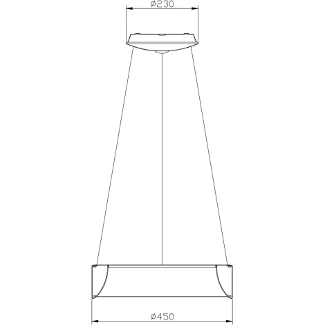 Deko-Light 342122 - LED Prigušivi luster na sajli SCULPTORIS LED/27W/230V 3000K pr. 45 cm