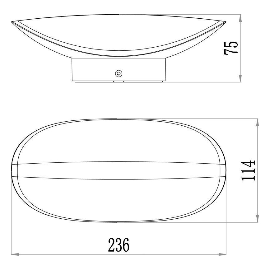 Deko-Light 731078 - LED Vanjska zidna svjetiljka AVIOR LED/12,7W/230V IP54 antracit