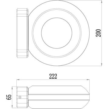 Deko-Light 731081 - LED Vanjska zidna svjetiljka MUSCAE LED/13W/230V IP54 antracit