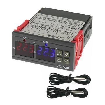 Digitalni termostat dvostruki 3W/230V