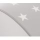 Dječja stropna svjetiljka STARS GREY 2xE27/60W/230V siva