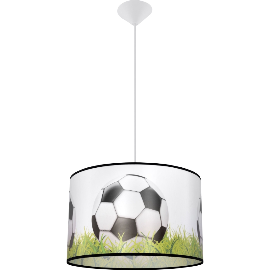 Dječji luster na sajli FOOTBALL 1xE27/15W/230V pr. 40 cm