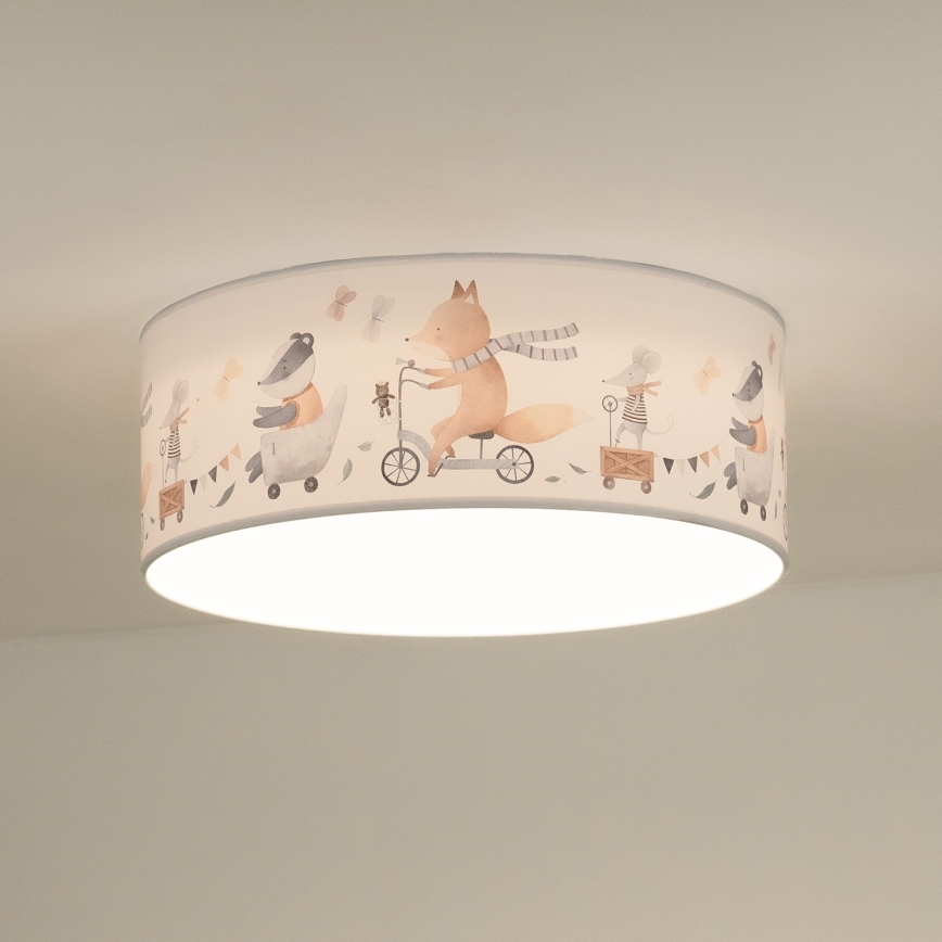 Duolla - LED Dječja stropna svjetiljka CORTINA LED/26W/230V pr. 40 cm 4000K