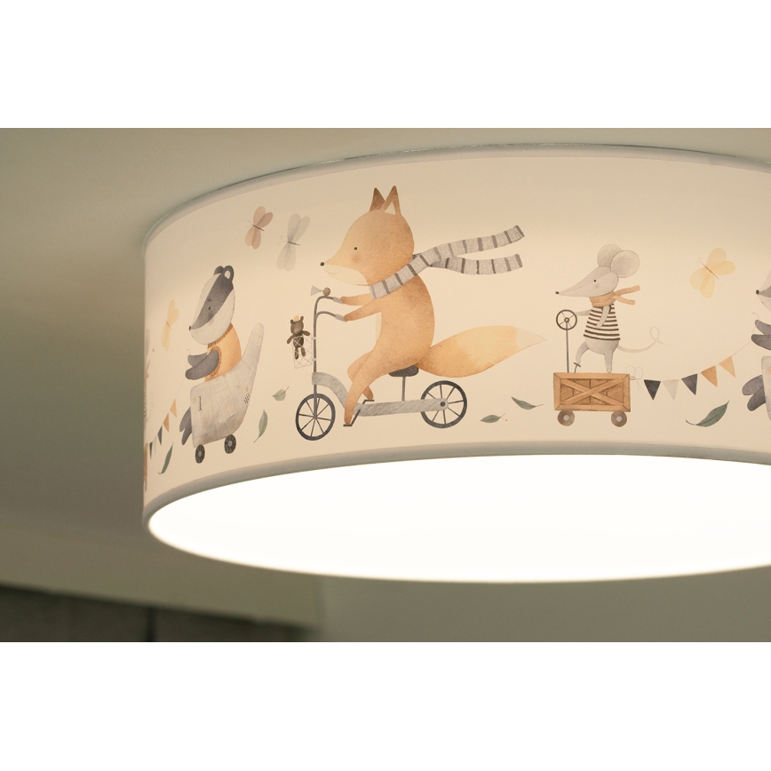 Duolla - LED Dječja stropna svjetiljka CORTINA LED/26W/230V pr. 40 cm 4000K