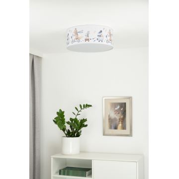 Duolla - LED Dječja stropna svjetiljka CORTINA LED/26W/230V pr. 40 cm 4000K