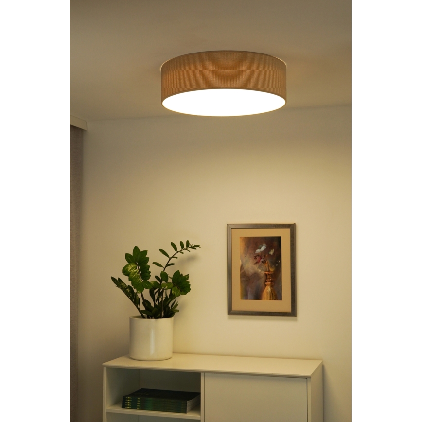 Duolla - LED Stropna svjetiljka CORTINA LED/26W/230V pr. 30 cm 4000K bež