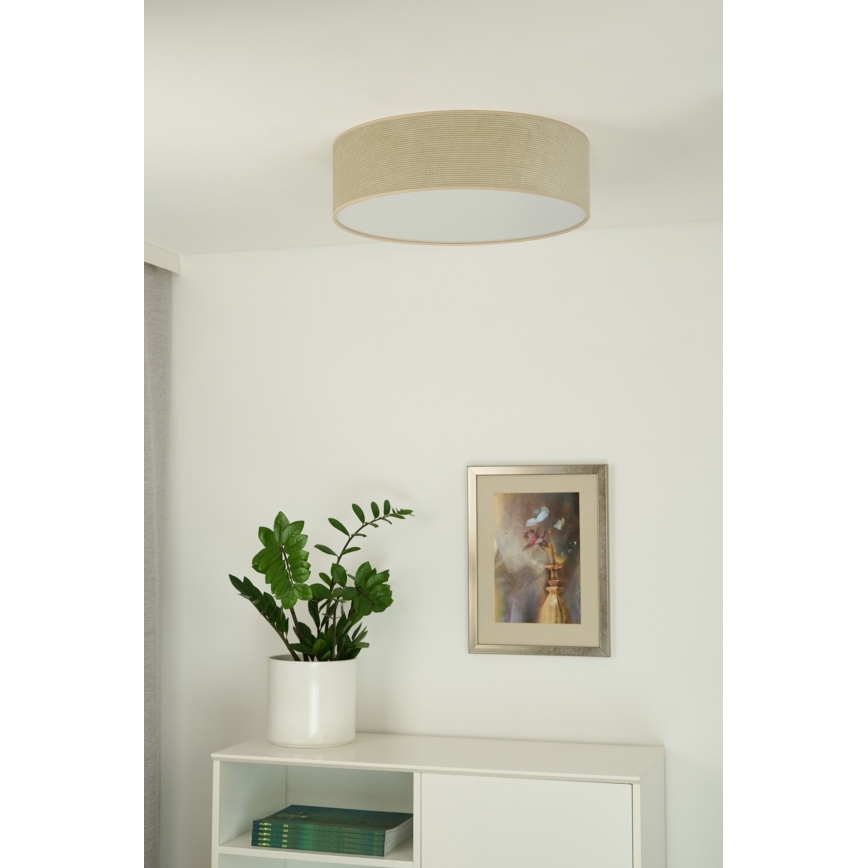 Duolla - LED Stropna svjetiljka CORTINA LED/26W/230V pr. 30 cm 4000K bež