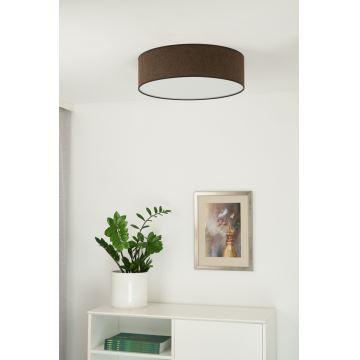 Duolla - LED Stropna svjetiljka CORTINA LED/26W/230V pr. 30 cm 4000K smeđa