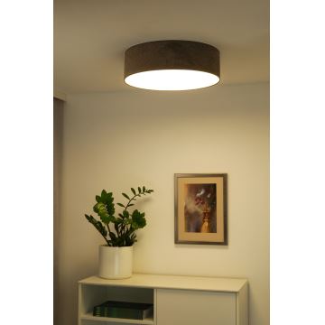 Duolla - LED Stropna svjetiljka CORTINA LED/26W/230V pr. 30 cm 4000K smeđa